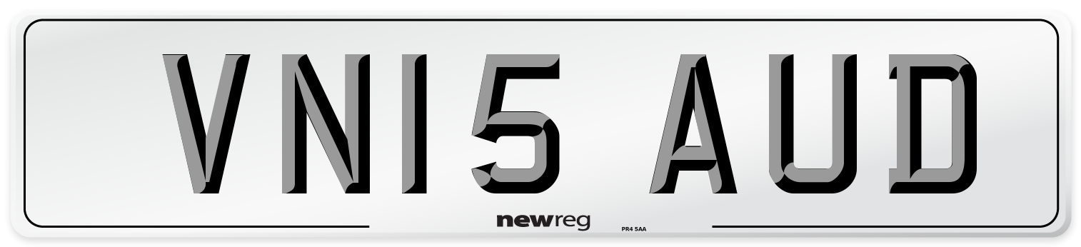 VN15 AUD Number Plate from New Reg